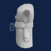 Cofre Baby Yoda Grogu 17cm Gesso Cru 