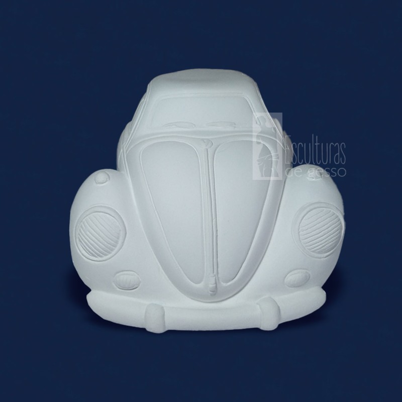 Cofre Fusca 17cm Gesso Cru