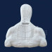 Cofre Homem Aranha 18cm Gesso Cru 
