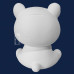 Cofre Urso Gesso Cru 19cm
