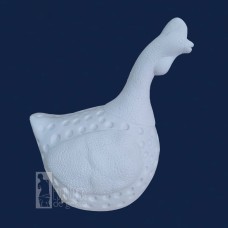 Galinha Dangola em Gesso Cru 21cm