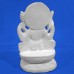 Ganesha com pedestal de pedras 15cm Escultura de Gesso