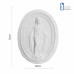 Medalha Nossa Senhora das Graças 12cm Gesso Cru Kit com 10 Medalha Nossa Senhora das Graças 12cm Gesso Cru Kit com 10