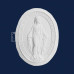 Medalha Nossa Senhora das Graças 12cm Gesso Cru Kit com 10 Medalha Nossa Senhora das Graças 12cm Gesso Cru Kit com 10