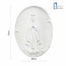Medalha Nossa Senhora de Fátima gesso Cru 10cm Medalha Nossa Senhora de Fátima gesso Cru 10cm