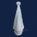 Imagem Nossa Senhora Aparecida Manto Bordado 22cm Gesso Cru