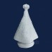 Imagem Nossa Senhora Aparecida Manto Bordado 22cm Gesso Cru