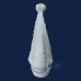 Imagem Nossa Senhora Aparecida Manto Bordado 22cm Gesso Cru