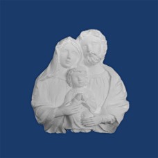 Imagem Sagrada Família em Gesso Cru 7cm
